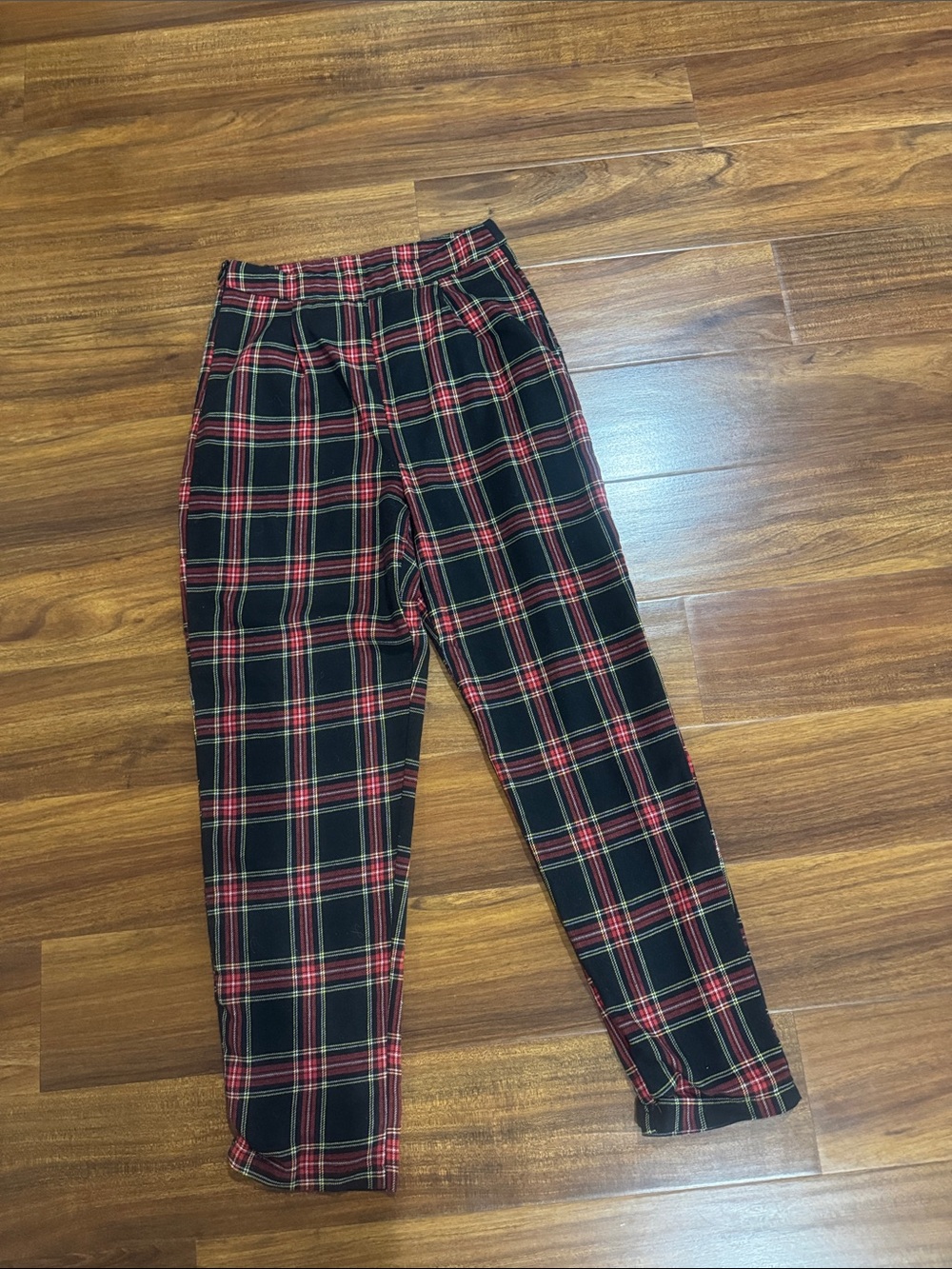 Plaid Jogger Pants